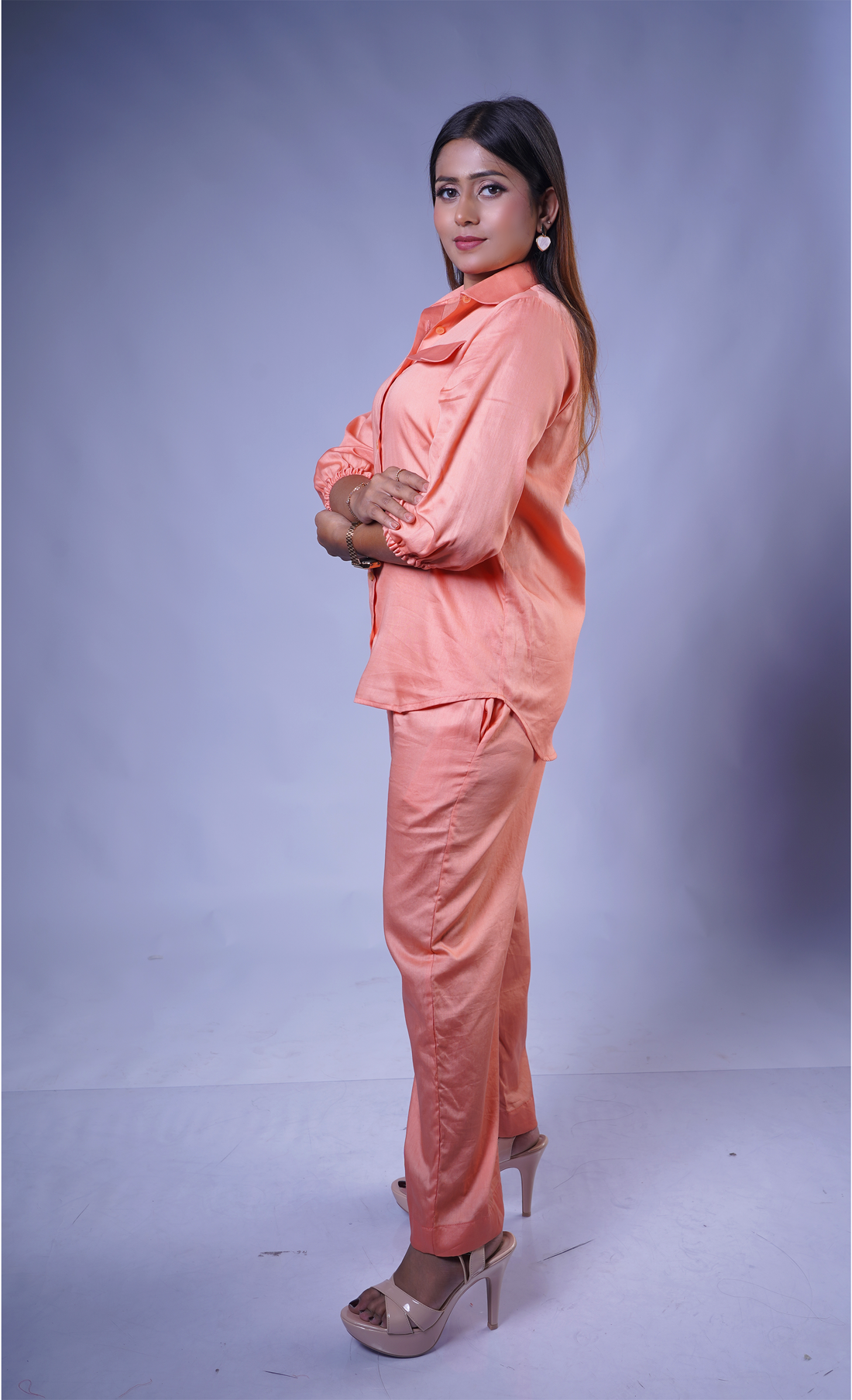 Trevae - The Peach Bloom Co-Ord set
