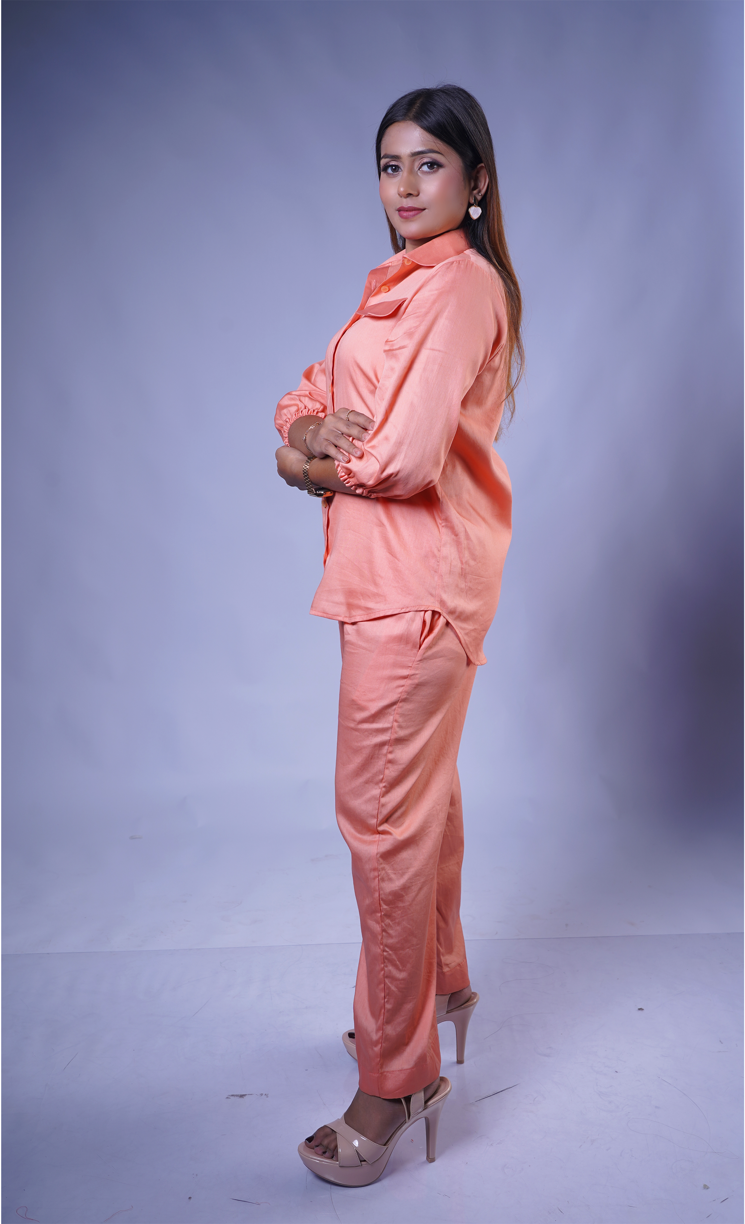 Trevae - The Peach Bloom Co-Ord set