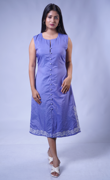 Trevae - The Indigo Frost Dress