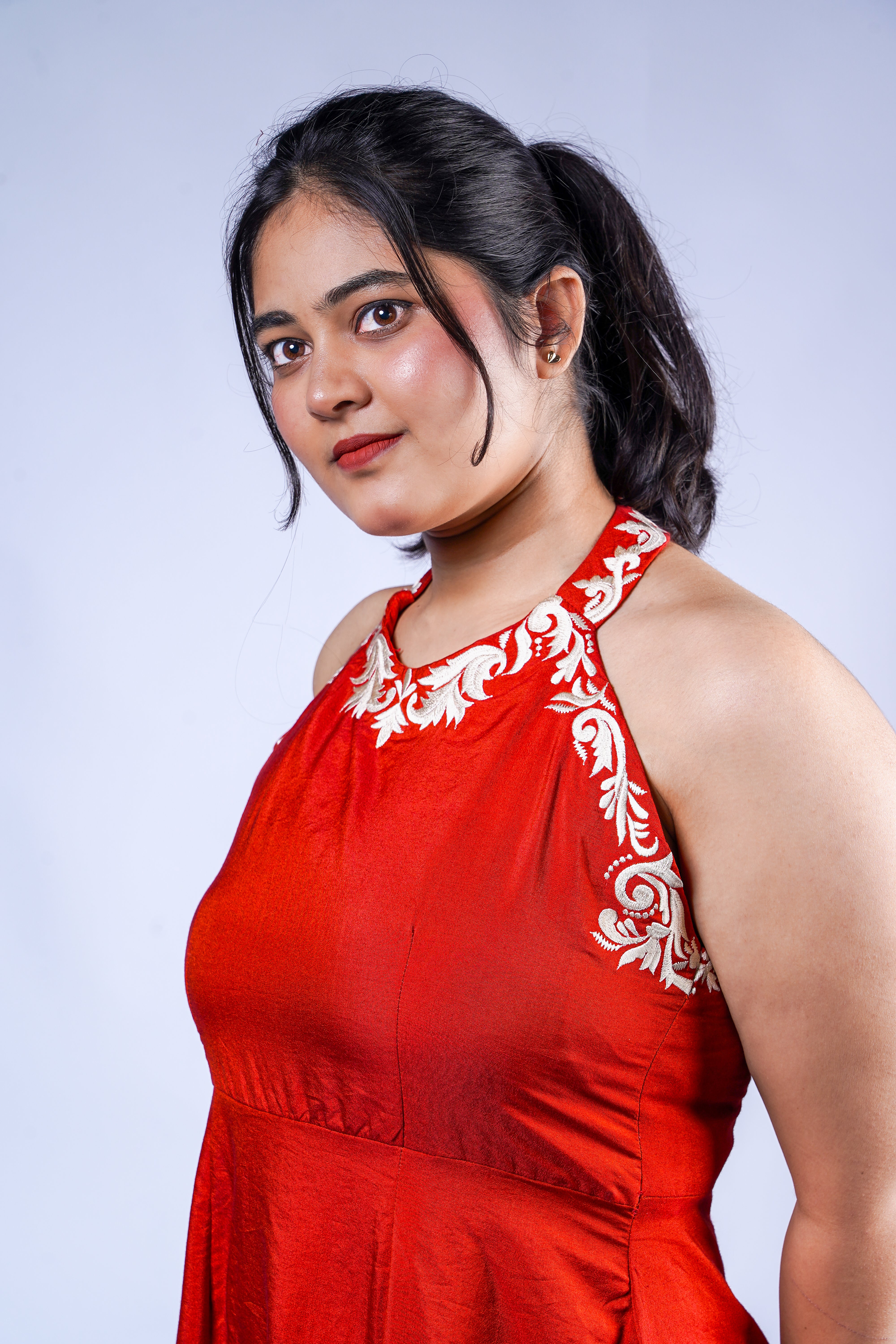 Trevae’s Rust  Sunset Dress