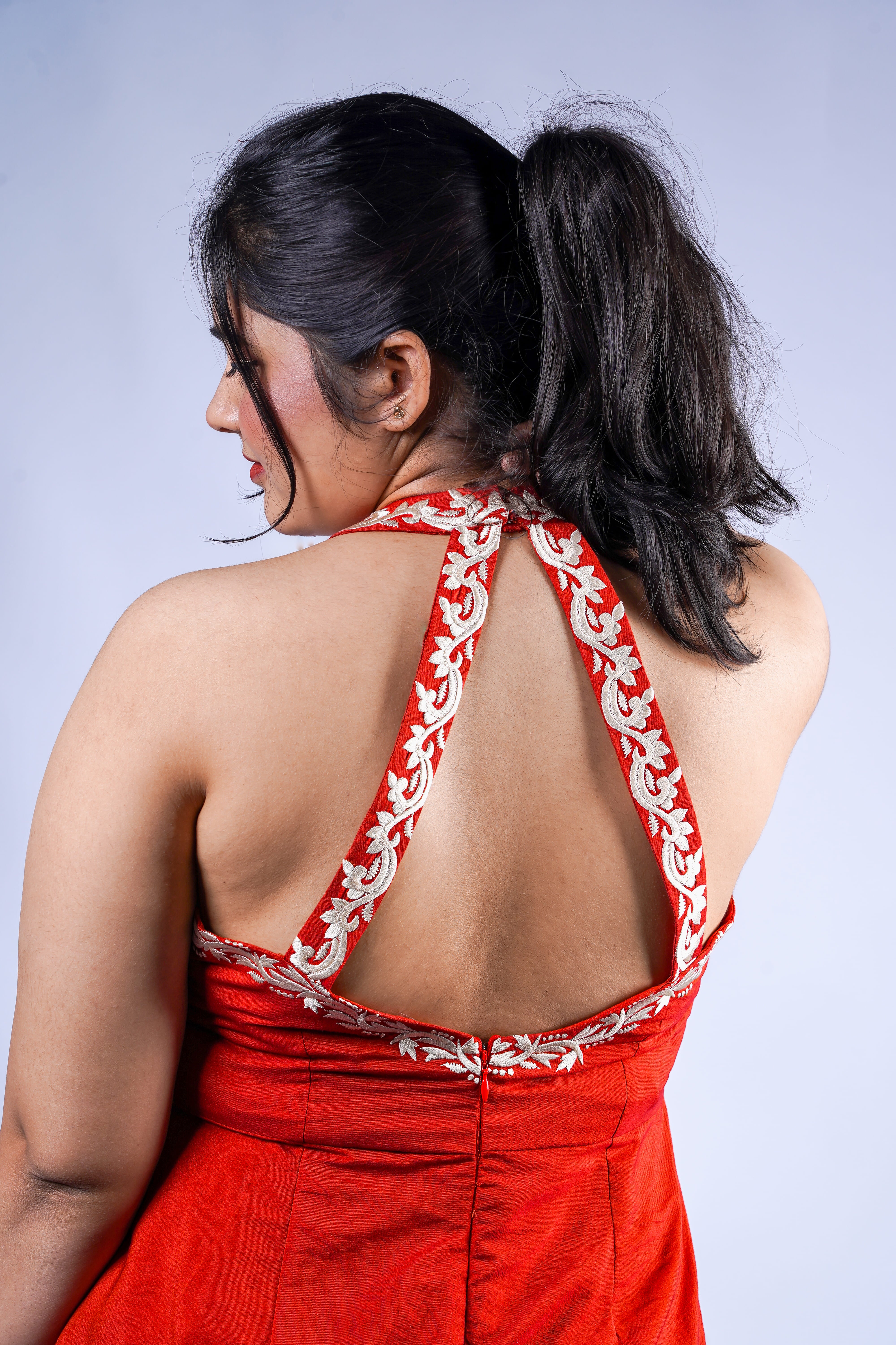 Trevae’s Rust  Sunset Dress