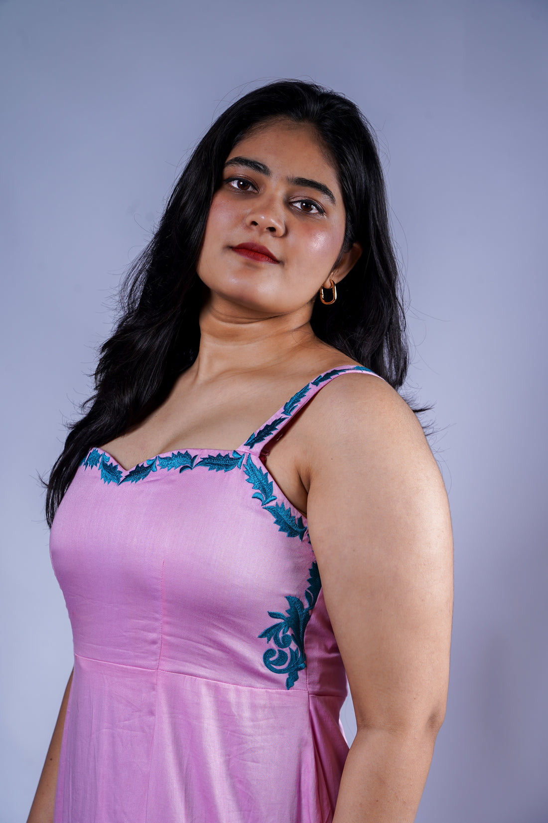 Trevae’s Drift  Gathered  Midi Dress