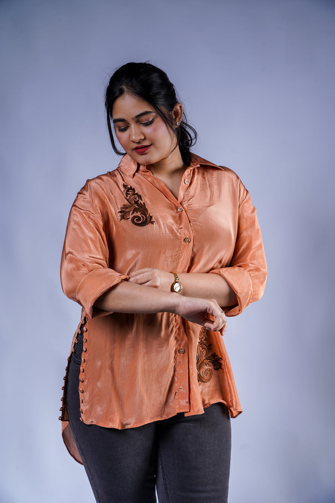 Trevae’s  Blush  Petal  Shirt