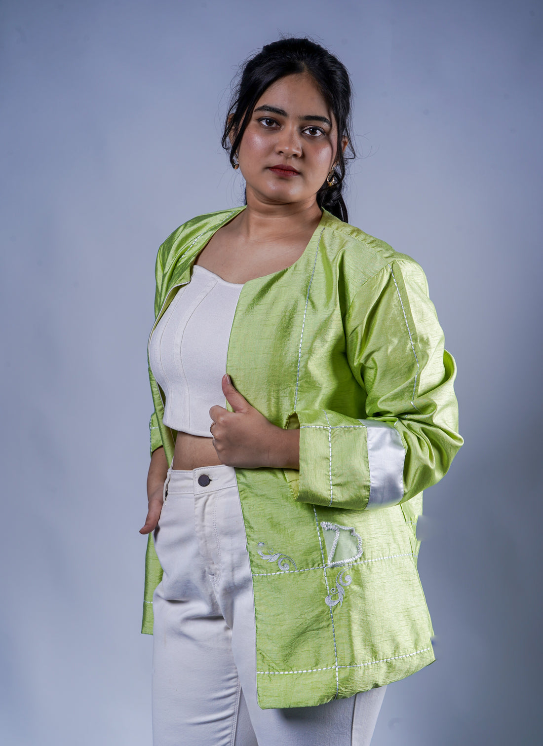 Trevae’s Lime  Whisper  Jacket