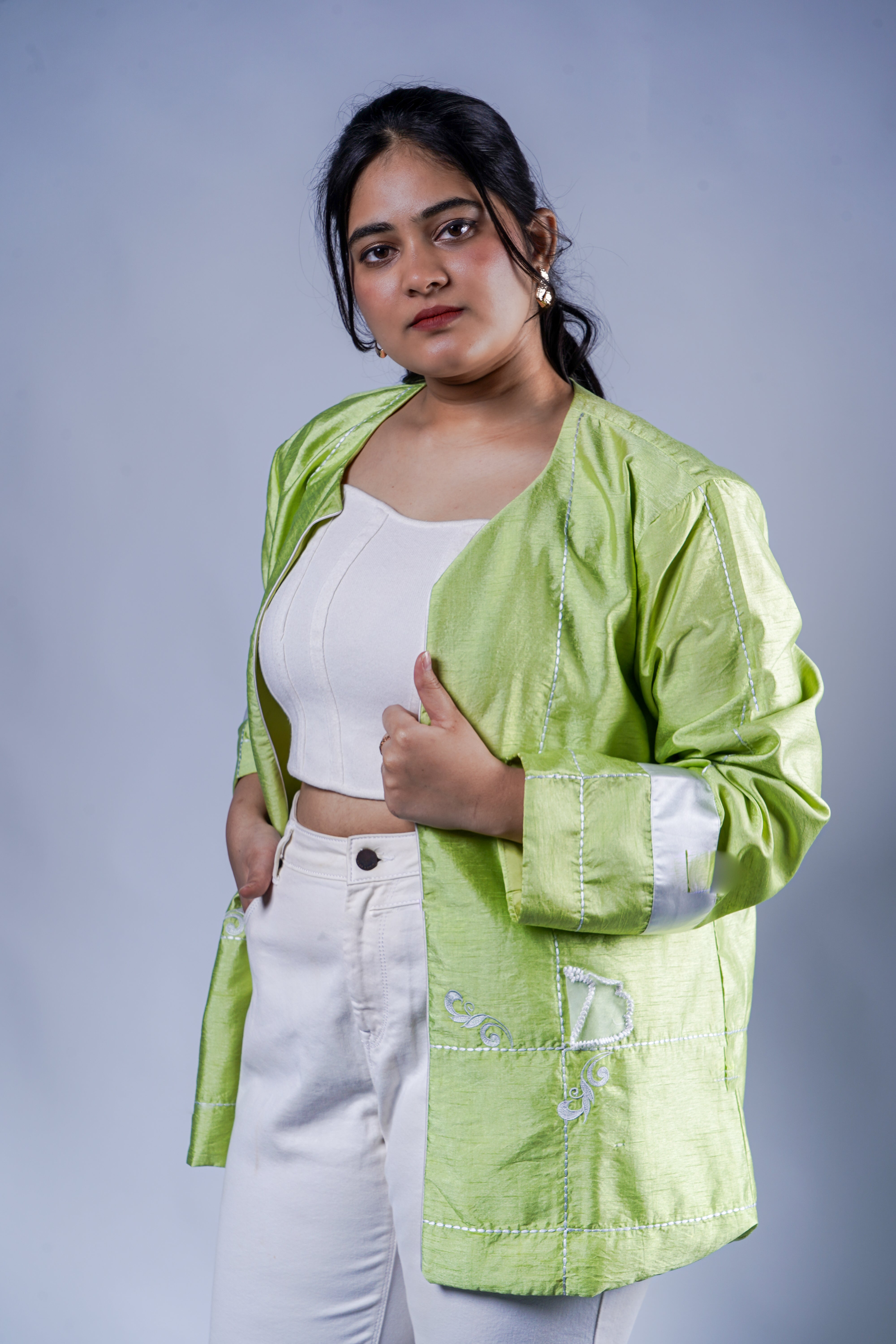 Trevae’s Lime  Whisper  Jacket