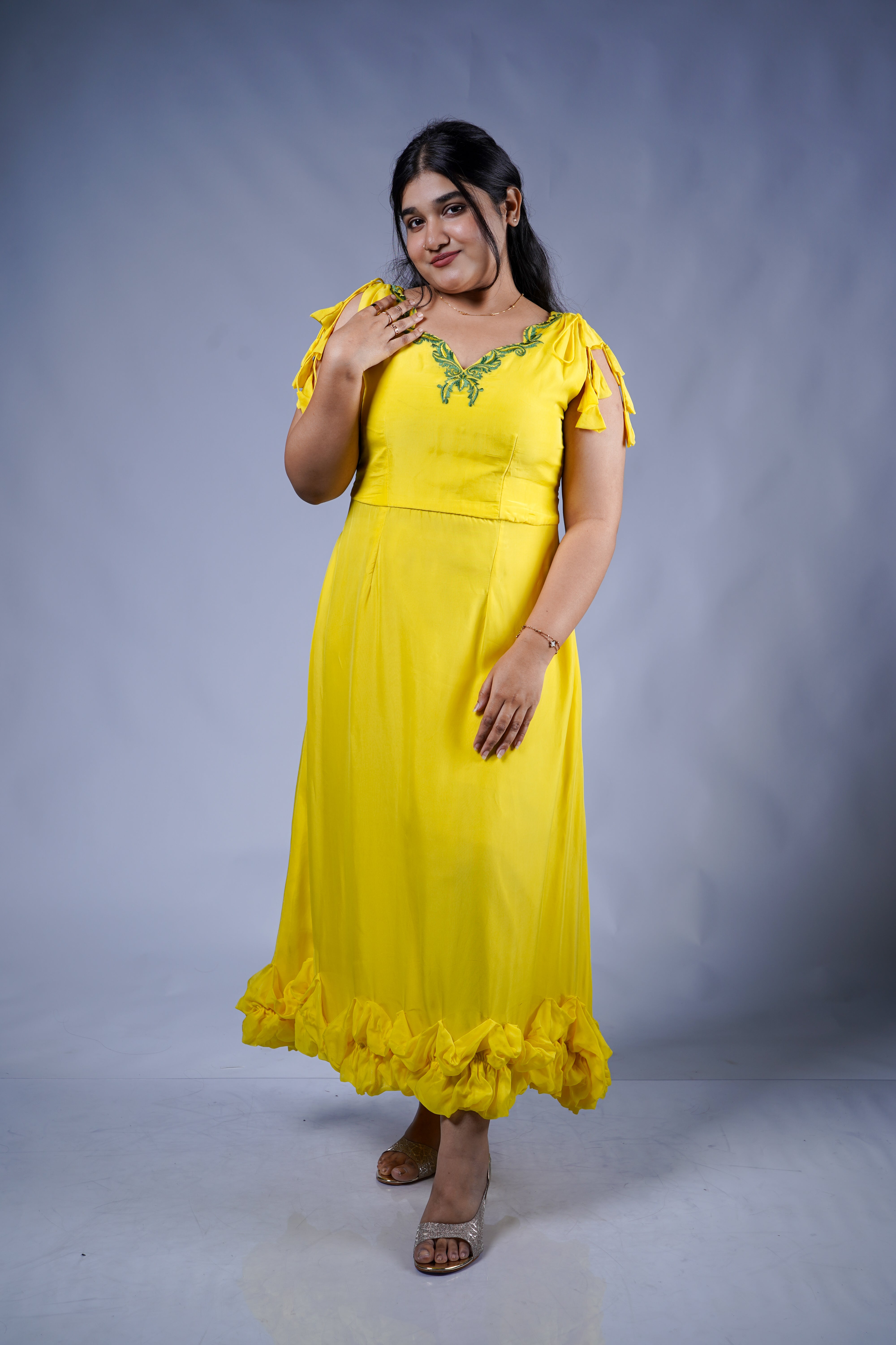 Trevae’s  Springwing  Flare Dress