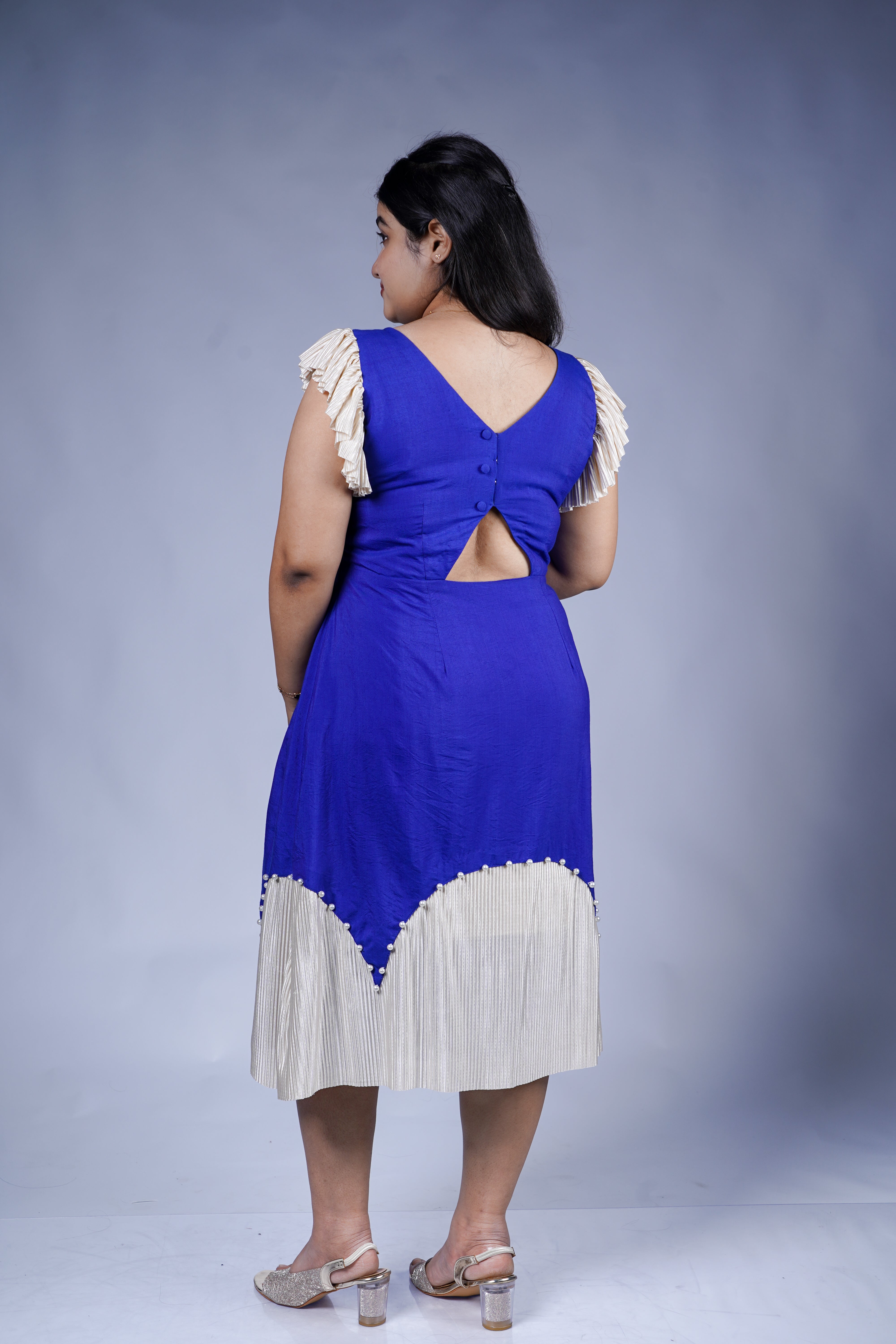 Trevae’s  Indigo Leaf  Muse Dress