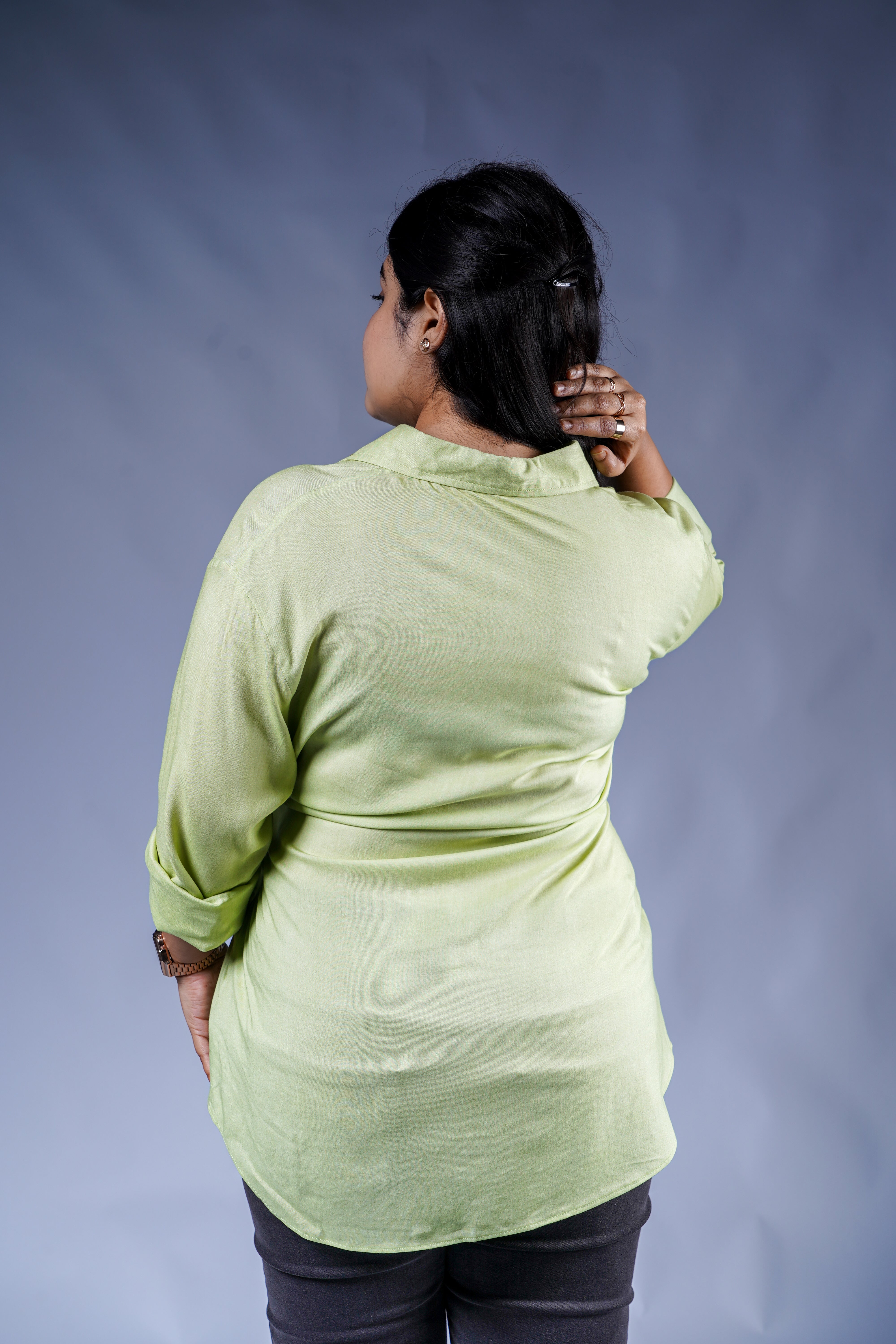 Trevae’s  Fernveil  Wrap  Shirt