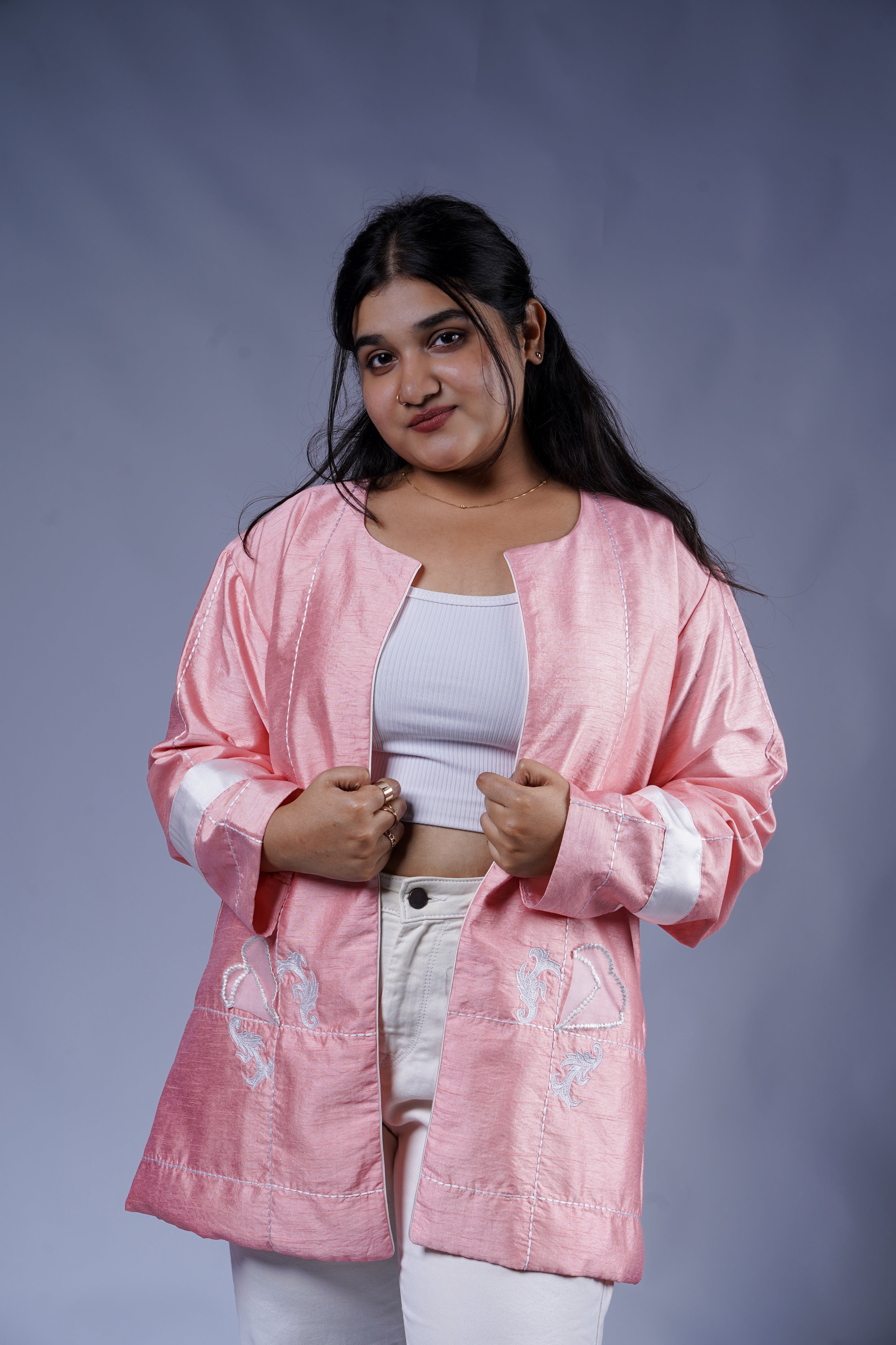 Trevae’s  Blush Apricot  Jacket