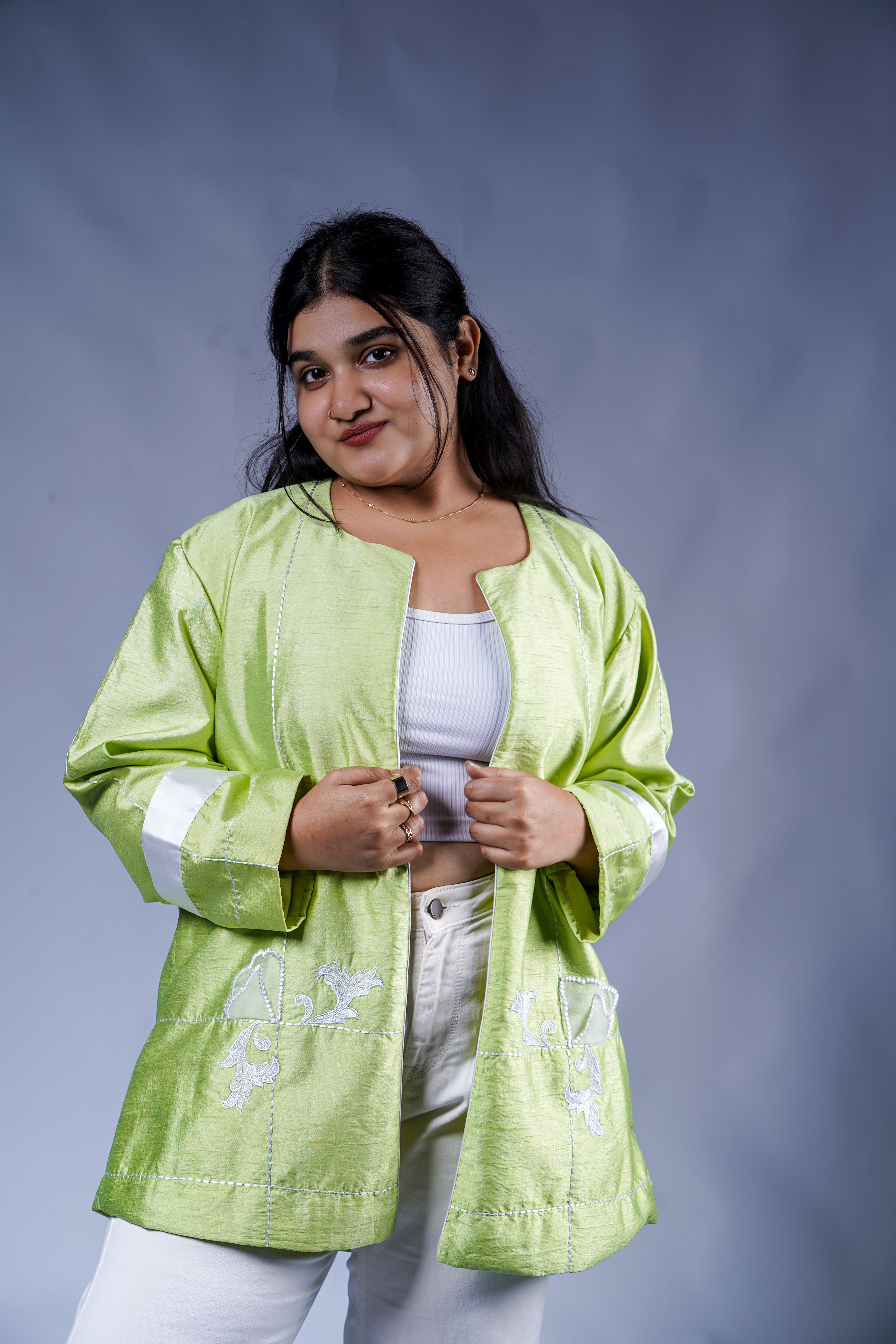 Trevae’s  Botanical  glow Jacket