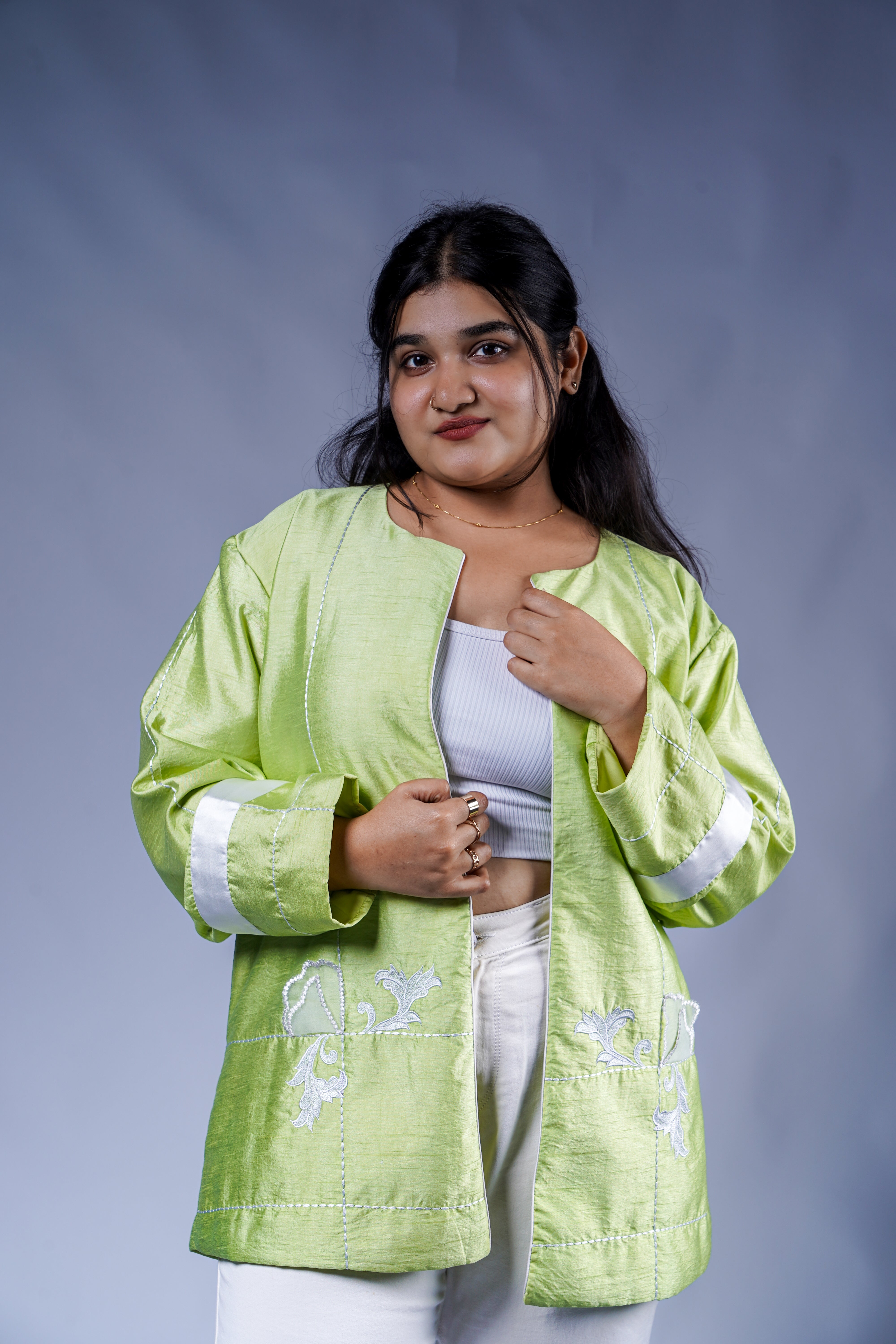 Trevae’s  Botanical  glow Jacket